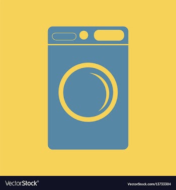 Washing machine vector image