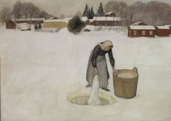 Washing on the ice, 1900, | Free Photo - rawpixel