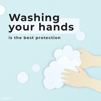 Washing your hands is the best protection social banner template mocku.. | Free  illustration - 2306707