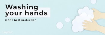 Washing your hands is the best protection social banner template mocku.. | Free  illustration - 2306709