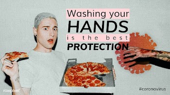 Washing your hands is the best protection social template vector | Free  vector - 2308667