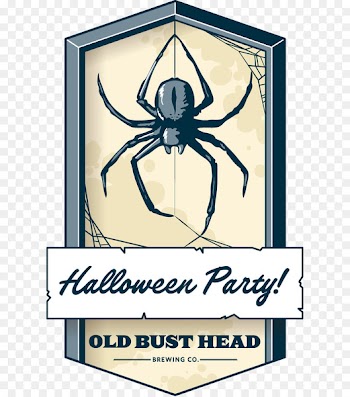 Washington, D.C. Halloween Old Bust Head Brewing Company Poster Design - brewers of nye hill farm 