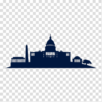 Washington dc skyline cityscape silhouette - Transparent PNG & SVG ...