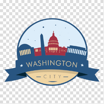 Washington skyline badge - Transparent PNG & SVG vector