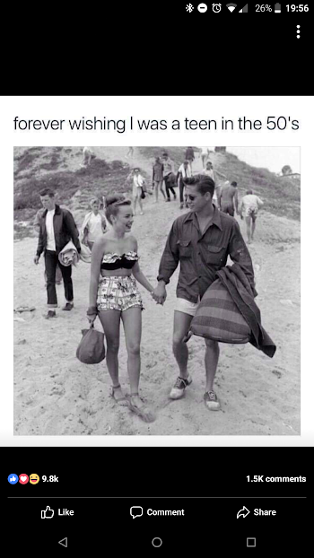 Wasnt the 50s a better time guys? Shared by a guy who is the same ...