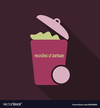 Waste icon - trash bin garbage can vector image