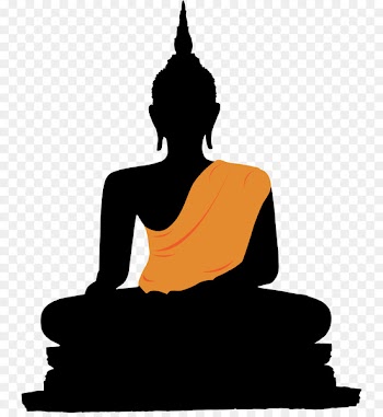 Wat Mahathat Buddhahood Stock photography Illustration - Silhouette of Buddha 