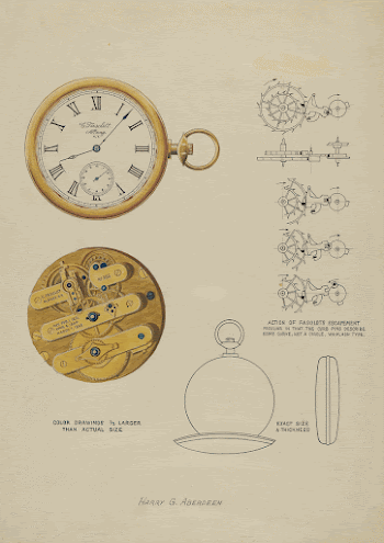 Watch and Case (c. 1937) | Free Photo - rawpixel