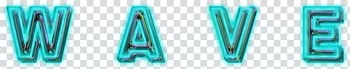Watch, blue neon light wave text transparent background PNG clipart