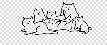 Watch, cat line art illustration transparent background PNG clipart