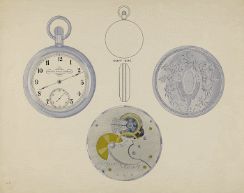 Watch, Dial and Frame (ca.1936) | Free Photo - rawpixel