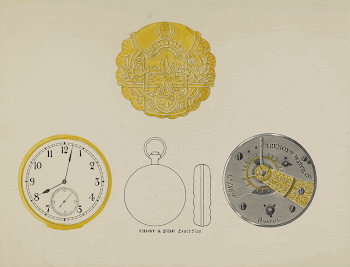 Watch, Face and Case (ca.1936) | Free Photo - rawpixel