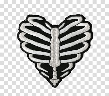Watch, skeleton heart transparent background PNG clipart