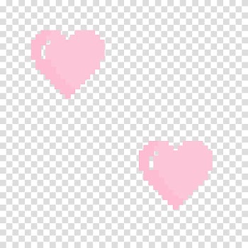 Watch, two pink hearts illustration transparent background PNG clipart