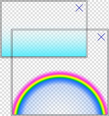 Watch, two square frames illustration transparent background PNG clipart