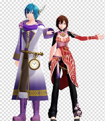 Watcher gift Blazing Meiko Violet Kaito dl transparent background PNG clipart
