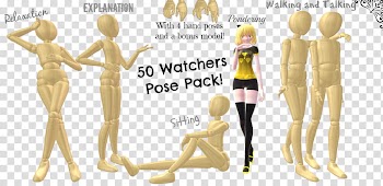 Watcher Gift, Pose  (DL)! transparent background PNG clipart