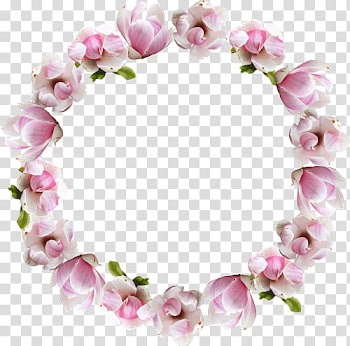 Watchers agalaxyfullofstars, purple and white floral frame transparent background PNG clipart