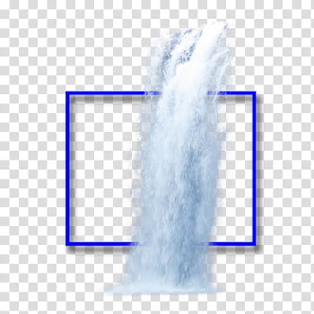 Watchers agalaxyfullofstars, waterfalls and blue frame illustration transparent background PNG clipart