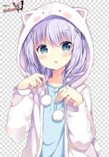 Watchers, animated girl wearing hoodie illustration transparent background PNG clipart