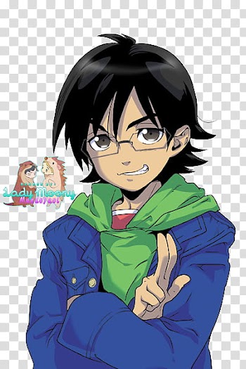 Watchers, black-haired anime character illustration transparent background PNG clipart