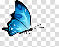 Watchers, blue and black abstract painting transparent background PNG clipart