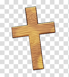Watchers Feliz Halloween, brown wooden cross illustration transparent background PNG clipart