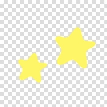 Watchers Feliz Halloween, two yellow stars transparent background PNG clipart