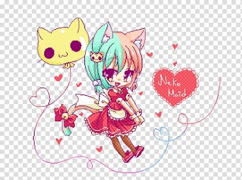 WATCHERS , girl an cat balloon illustration transparent background PNG clipart