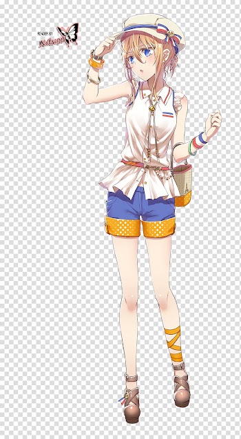 Watchers, girl anime character illustration transparent background PNG clipart