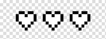 WATCHERS GRACIASS, three white-and-black hearts transparent background PNG clipart
