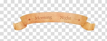 Watchers, morning night banner transparent background PNG clipart