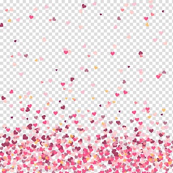 Watchers, pink and purple hearts illustration transparent background PNG clipart