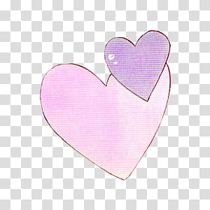 Watchers, pink hearts illustration transparent background PNG clipart