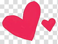 Watchers, red heart illustration transparent background PNG clipart