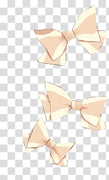 Watchers, three beige ribbons transparent background PNG clipart