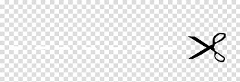 Watchers, white phantom lines with black scissors illustration transparent background PNG clipart