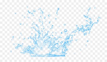 Water Aerosol spray - The effect of water splashes 
