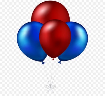 Water balloon Blue Red Amazon.com - Red and Blue Balloons Transparent PNG Clip Art Image 