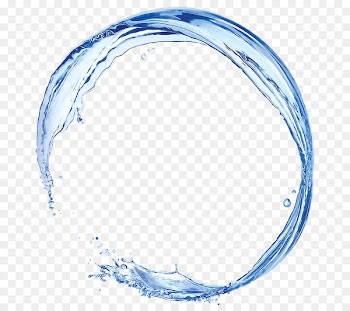 Water - Blue water ring 