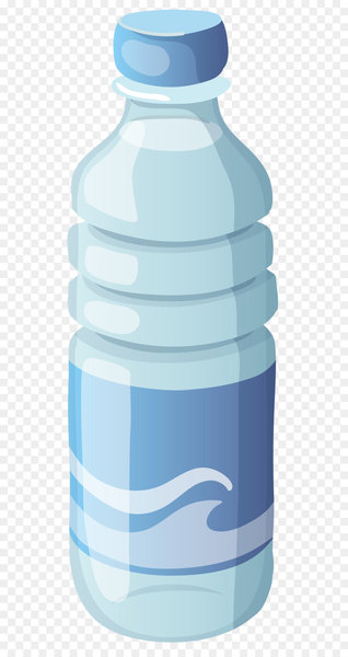 Water bottle Bottled water Clip art - Small Mineral Water Bottle PNG Clipart Image 