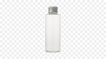 Water bottle Glass bottle Plastic bottle Liquid - Muji aluminum cap PET transparent plastic bottle one hundred milliliters 