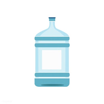Water bottle isolated in white illustration | Free stock vector - 462136
