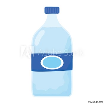water bottle plastic icon