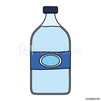 water bottle plastic icon