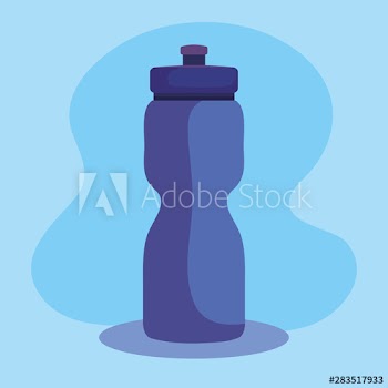 water bottle to healthy fitness lifestyle