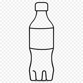 Water Bottles Line art Coloring book Clip art - print 