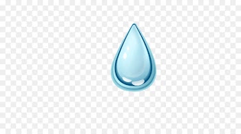 Water Circle Icon - Crystal clear water drops 