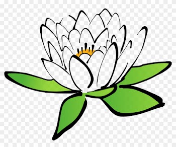 Water Clipart Lotus - Cartoon Flower Transparent Background