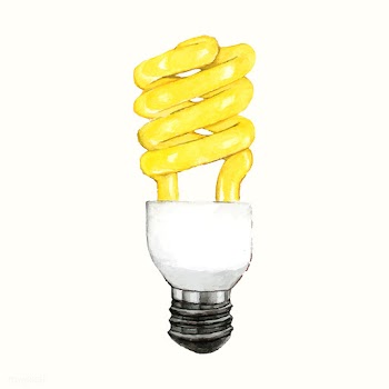 Water color illustration of a light bulb | Free stock vector - 411245